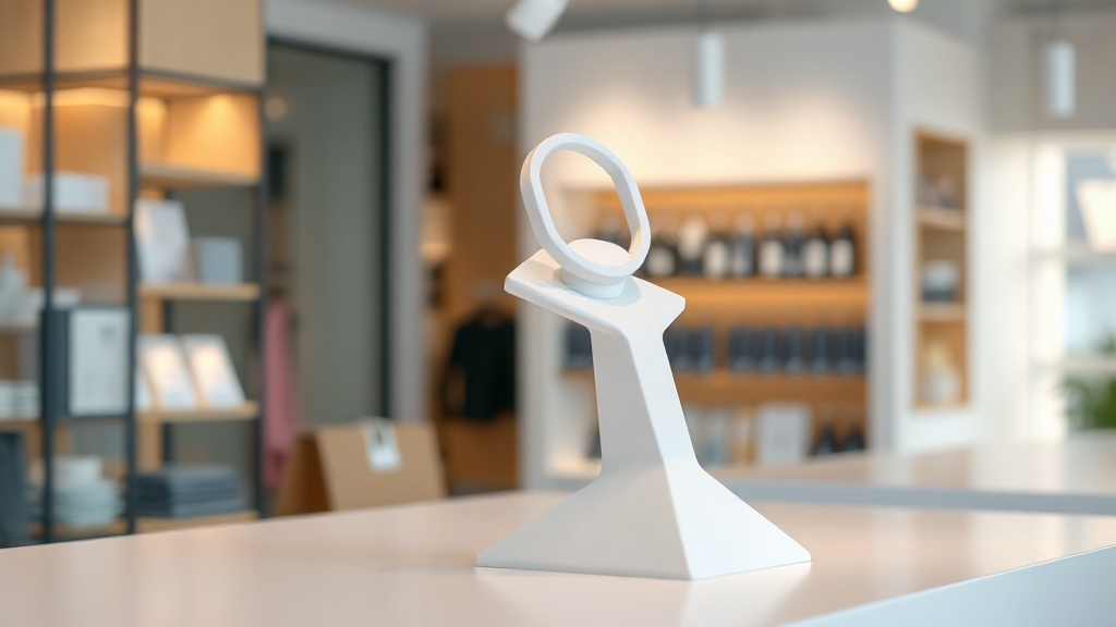 Mağazada Ürünü Öne Çıkaran Özel 3D Baskı Ürün Teşhir Standı Tasarımı