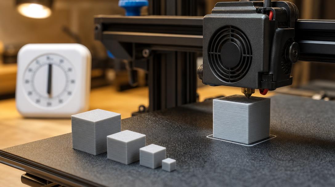 3D Baskı Kaç Saat Sürer? Gerçek Ölçümlerle Süre Tablosu